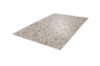 Leren Vloerkleed – Rocket Geometrisch Crème/Goud