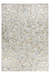 Leren Vloerkleed – Rocket Geometrisch Crème/Goud