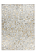 Leren Vloerkleed – Rocket Geometrisch Crème/Goud