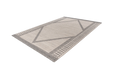 Modern Vloerkleed – Gene Geometrisch Beige/Blauw