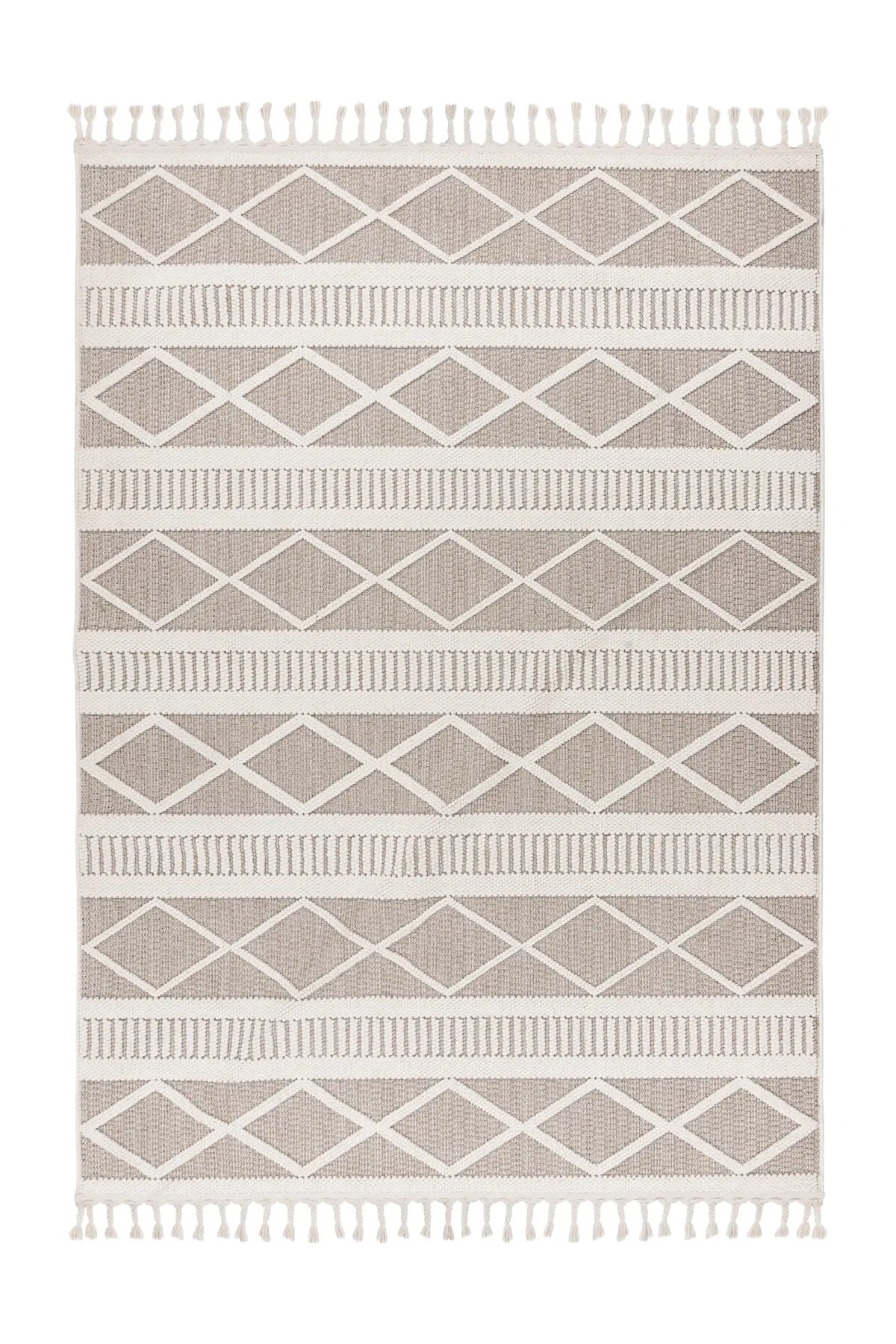 Scandinavisch Vloerkleed - Tunis Ruiten Beige