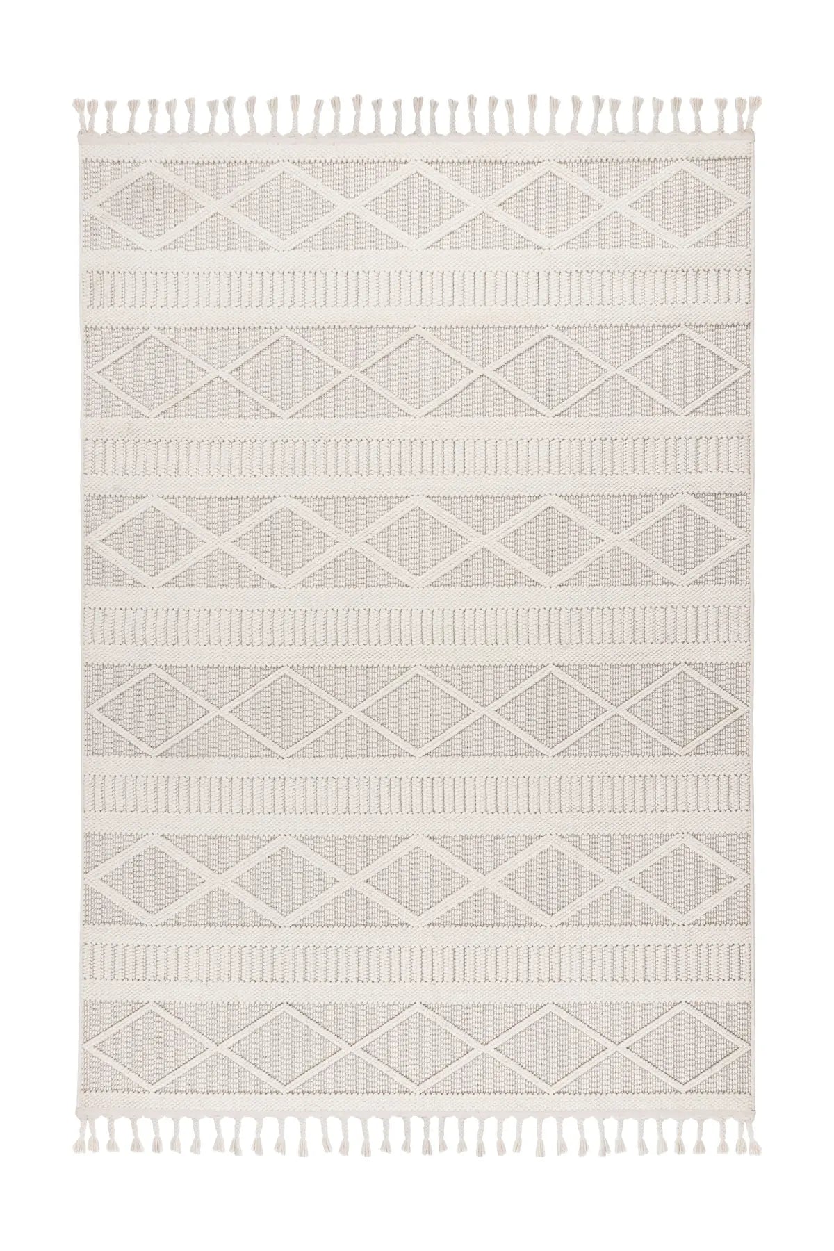 Scandinavisch Vloerkleed - Tunis Ruiten Crème