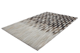 Leren Vloerkleed – Lavish Ruiten Grijs