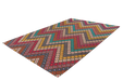 Laagpolig Vloerkleed – Primavera Zigzag Multikleur