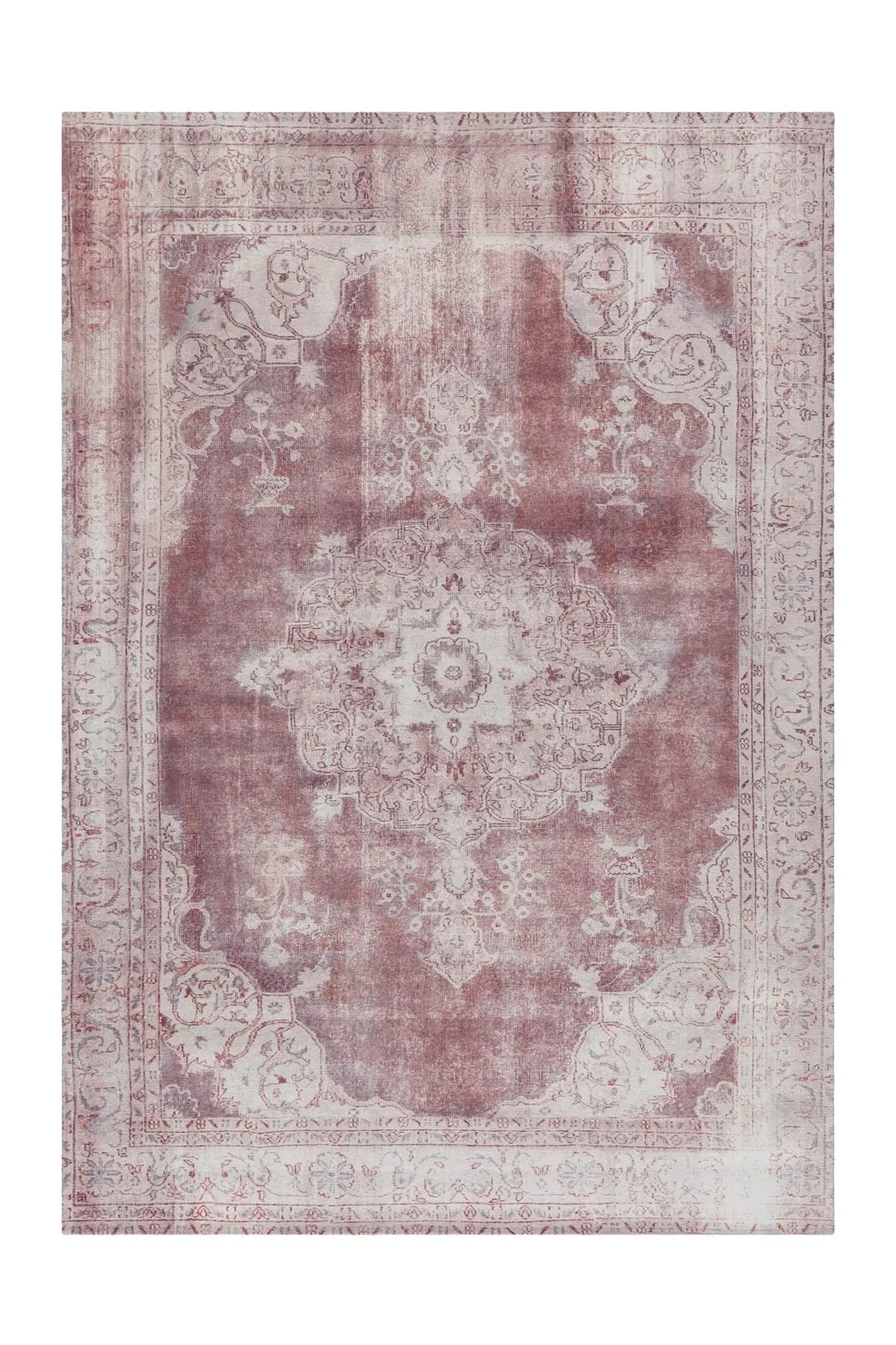 Vintage Vloerkleed - Vin Ornamenteel Crème