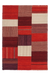 Wollen Vloerkleed – Radical Patchwork Rood/Multi