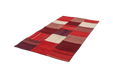 Wollen Vloerkleed – Radical Patchwork Rood/Multi