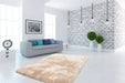Hoogpolig Vloerkleed – Cosy Effen Champagne