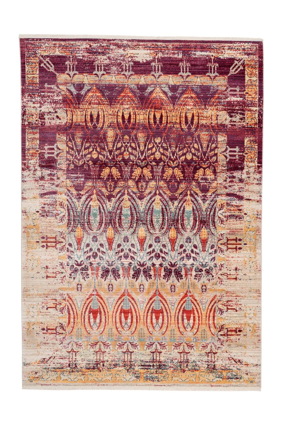 Vintage Vloerkleed - Baroque Ornamenteel Multikleur