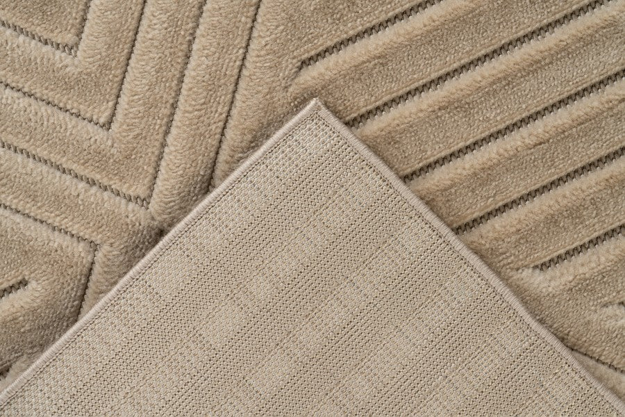 Scandinavisch Vloerkleed - Viva Geometrisch Beige