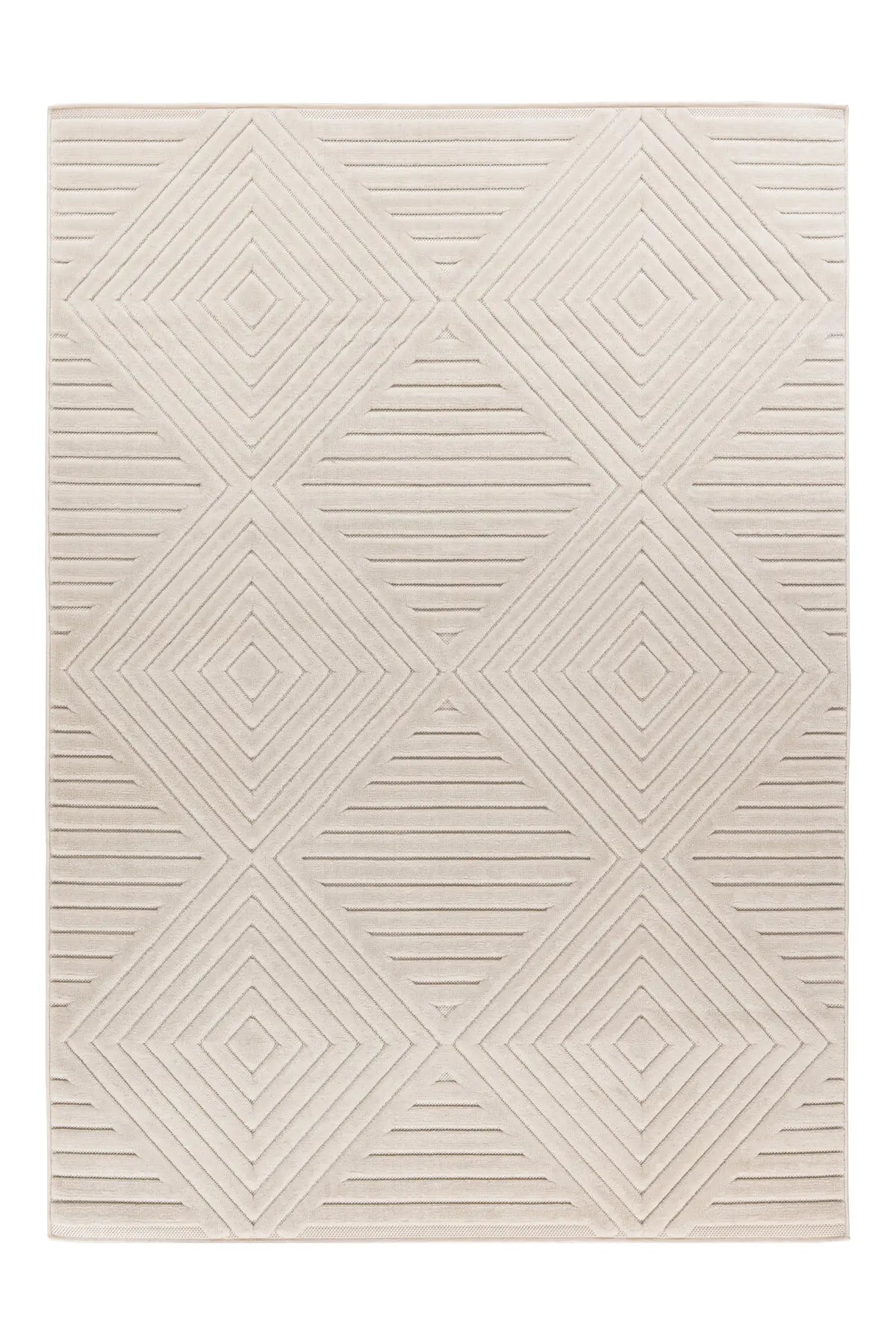 Scandinavisch Vloerkleed - Viva Ruiten Crème