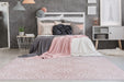 Laagpolig Vloerkleed – Monroe Hexagon Roze