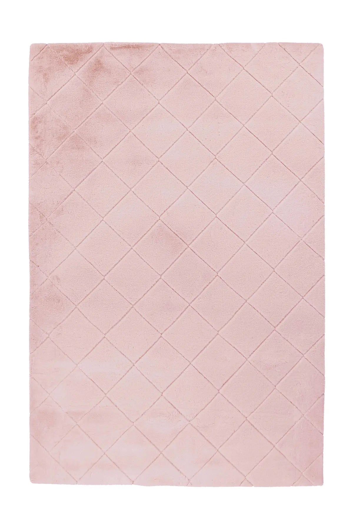 Fluffy Vloerkleed - Imala Ruiten Roze