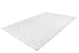 Hoogpolig Vloerkleed – Vivica Geometrisch Wit/Rosé