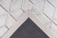 Hoogpolig Vloerkleed – Vivica Geometrisch Wit/Rosé