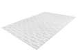 Hoogpolig Vloerkleed – Vivica Geometrisch Wit/Taupe