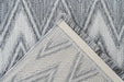 Modern Vloerkleed – Sarai Zigzag Grijs/Wit