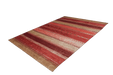 Laagpolig Vloerkleed – Blaze Strepen Multi/Rood