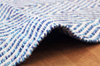Laagpolig Vloerkleed – Aperitif Zigzag Blauw