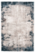 Hoogpolig Vloerkleed – Olivo Abstract Blauw