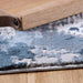 Hoogpolig Vloerkleed – Olivo Abstract Blauw