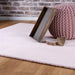 Fluffy Vloerkleed – Chaplin Effen Poederroze
