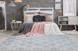 Laagpolig Vloerkleed – Monroe Ruiten Grijs / Blauw