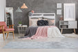Laagpolig Vloerkleed – Monroe Ruiten Grijs / Blauw