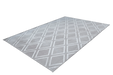 Laagpolig Vloerkleed – Monroe Ruiten Grijs / Blauw