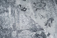 Vintage Vloerkleed – Galaxy Ornamenteel Grijs/Blauw