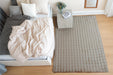 Hoogpolig Vloerkleed – Hailey Blokken Beige