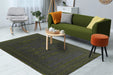 Laagpolig Vloerkleed - Kalea Kader Groen