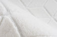 Hoogpolig Vloerkleed – Vivica Geometrisch Wit