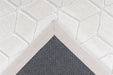 Hoogpolig Vloerkleed – Vivica Geometrisch Wit