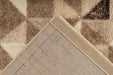 Modern Vloerkleed – Naila Geometrisch Crème/Bruin