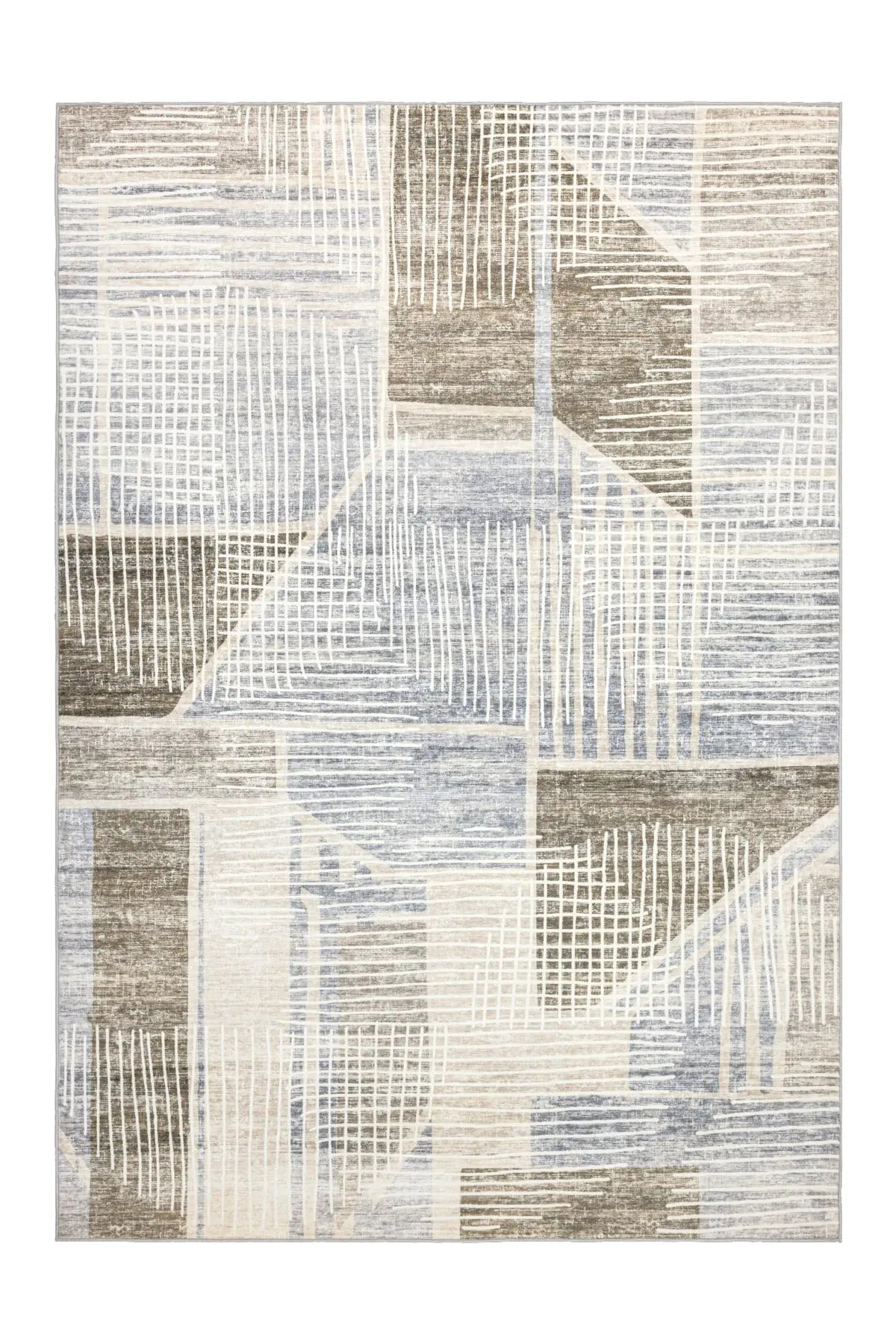 Laagpolig Vloerkleed - Visionary Abstract Taupe