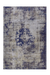 Laagpolig Vloerkleed – Vin Ornamenteel Blauw