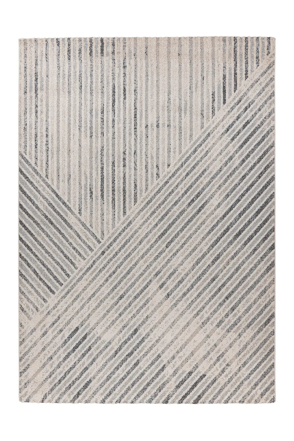 Modern Vloerkleed - Rhombus Geometrisch Beige/Grijs