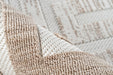 Laagpolig Vloerkleed - Sarai Geometrisch Bruin/Beige