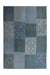 Retro Vloerkleed - Lyrical Patchwork Blauw/Multi