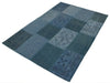 Retro Vloerkleed - Lyrical Patchwork Blauw/Multi