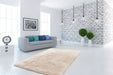 Hoogpolig Vloerkleed – Cosy Effen Crème
