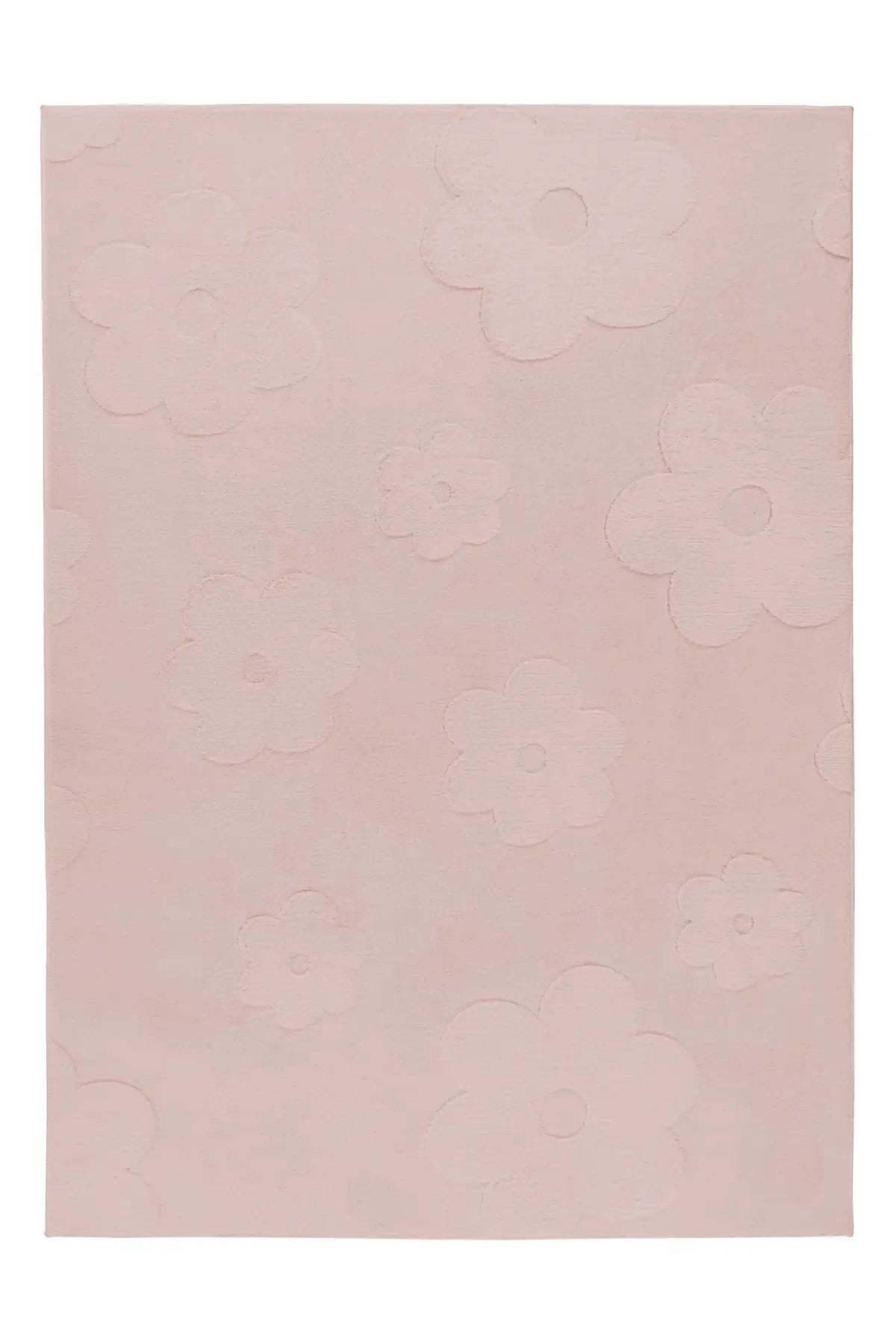 Kindervloerkleed - Bambi Bloemen Roze