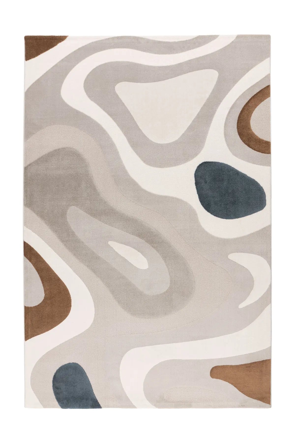 Japandi Vloerkleed - Bergamo Abstract Multikleur