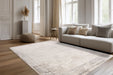 Laagpolig Vloerkleed - Chalet Kader Beige / Zilver