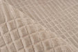 Wasbaar Vloerkleed - Damla Raster Taupe
