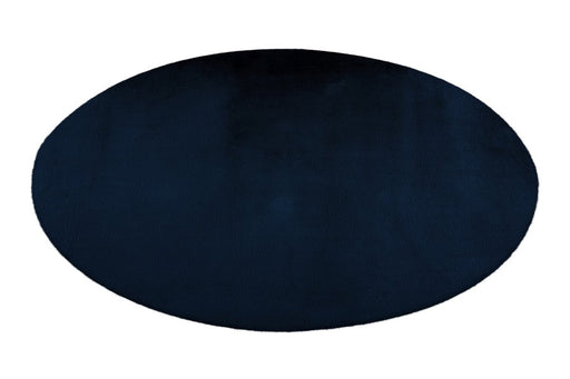 Heaven rond hoogpolig vloerkleed donkerblauw luxe rond vloerkleed vor elk interieur