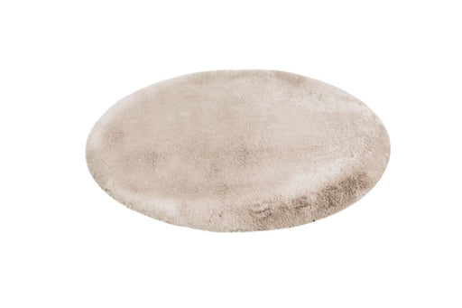 Heaven rond hoogpolig vloerkleed licht taupe luxe rond vloerkleed vor elk interieur