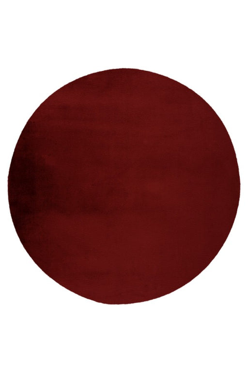 Heaven rond hoogpolig vloerkleed rood elegant design en zachte afwerking