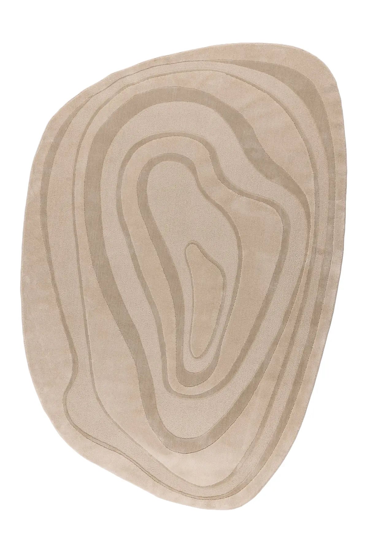 Organisch Vloerkleed - Livorno Abstract Beige